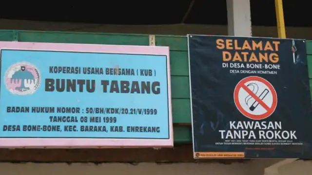 desa bone bone bebas asap rokok